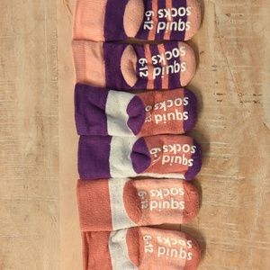 6-12 month squid socks